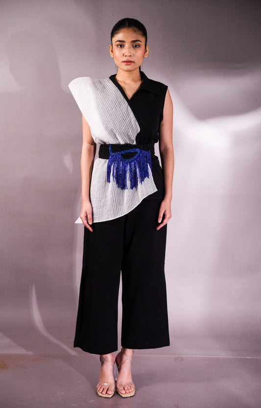 META TOP WITH BELT